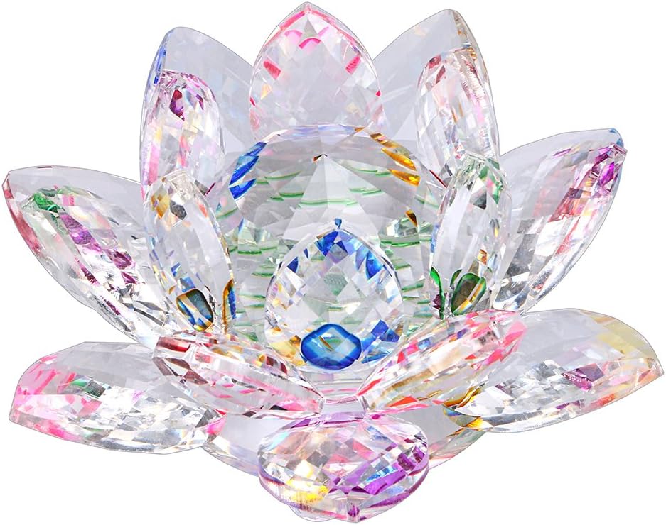 OwnMy Sparkle Crystal Lotus Feng Shui Decor