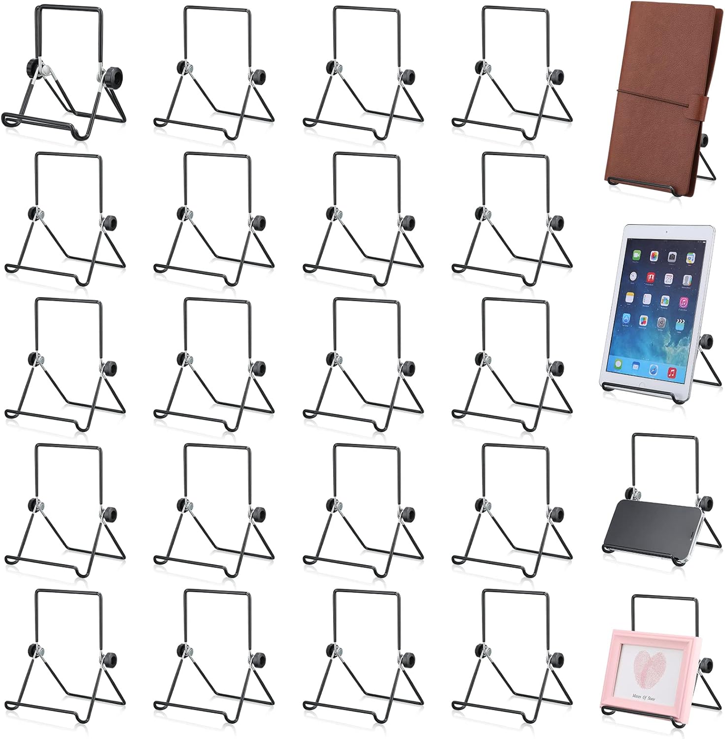 Kenning 24-Piece Adjustable Easel Stand Black 1