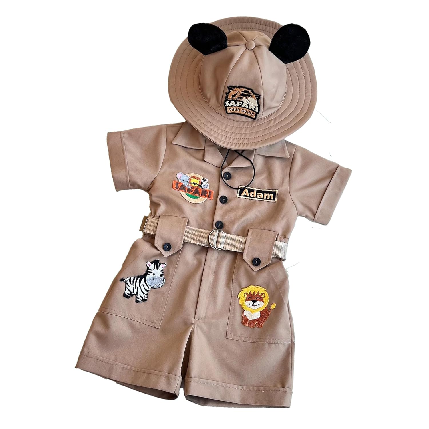 Personalized Safari Explorer Costume for Toddler 1