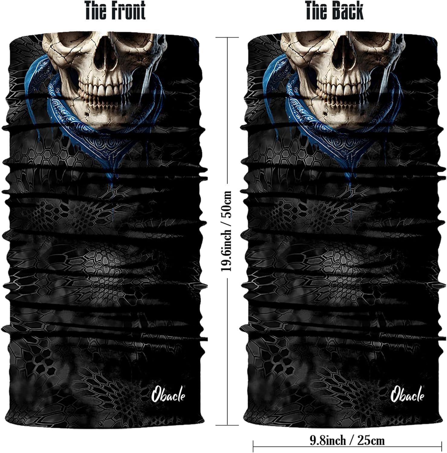 Obacle Skull Face Mask for Sun Dust Wind Protection