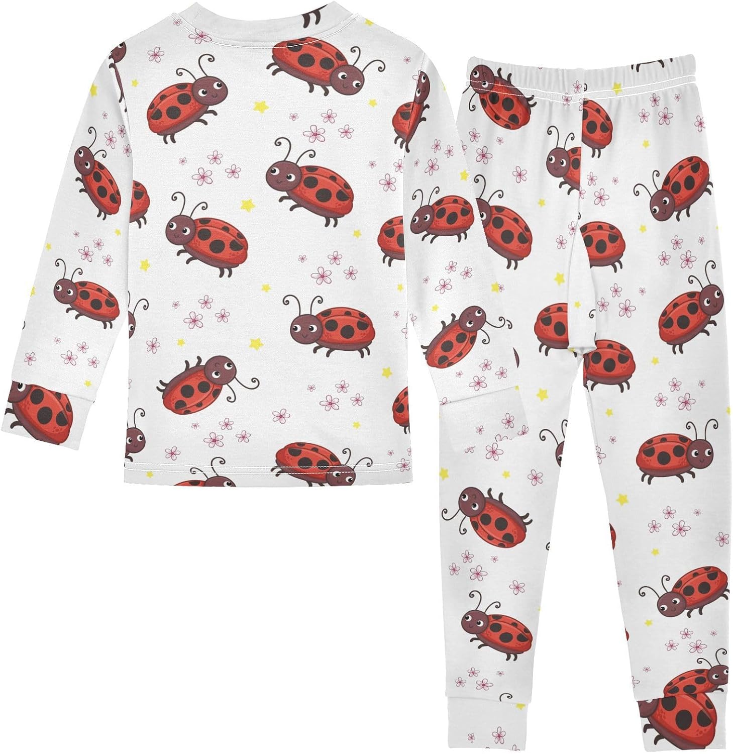 WIFIU Soft Cotton Pajama Set for Kids 18M-8Y