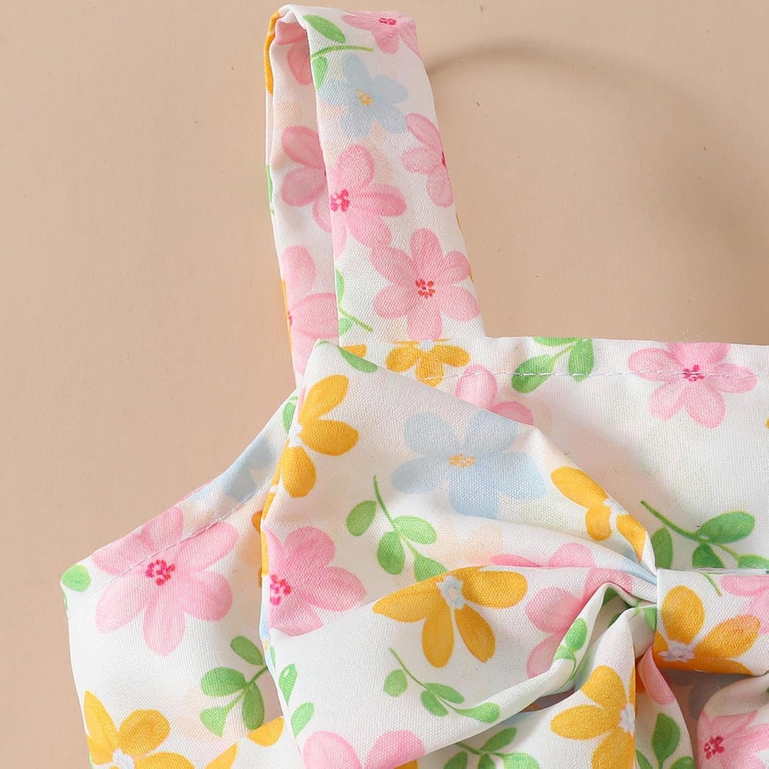 Newborn Baby Girls Cotton Romper with Headband Set 0-18M
