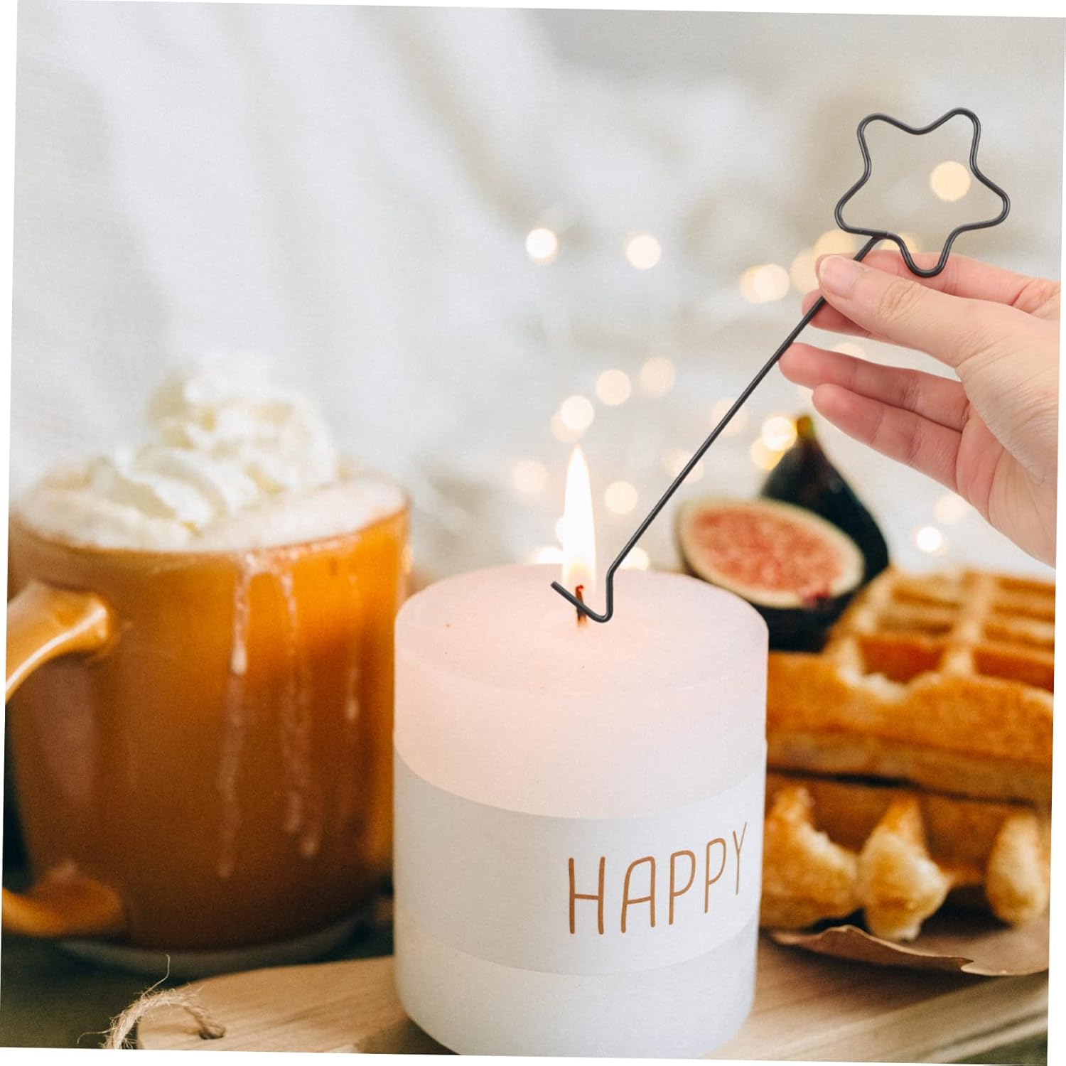 FUNOMOCYA Star Design Candle Wick Trimmer Hook Set