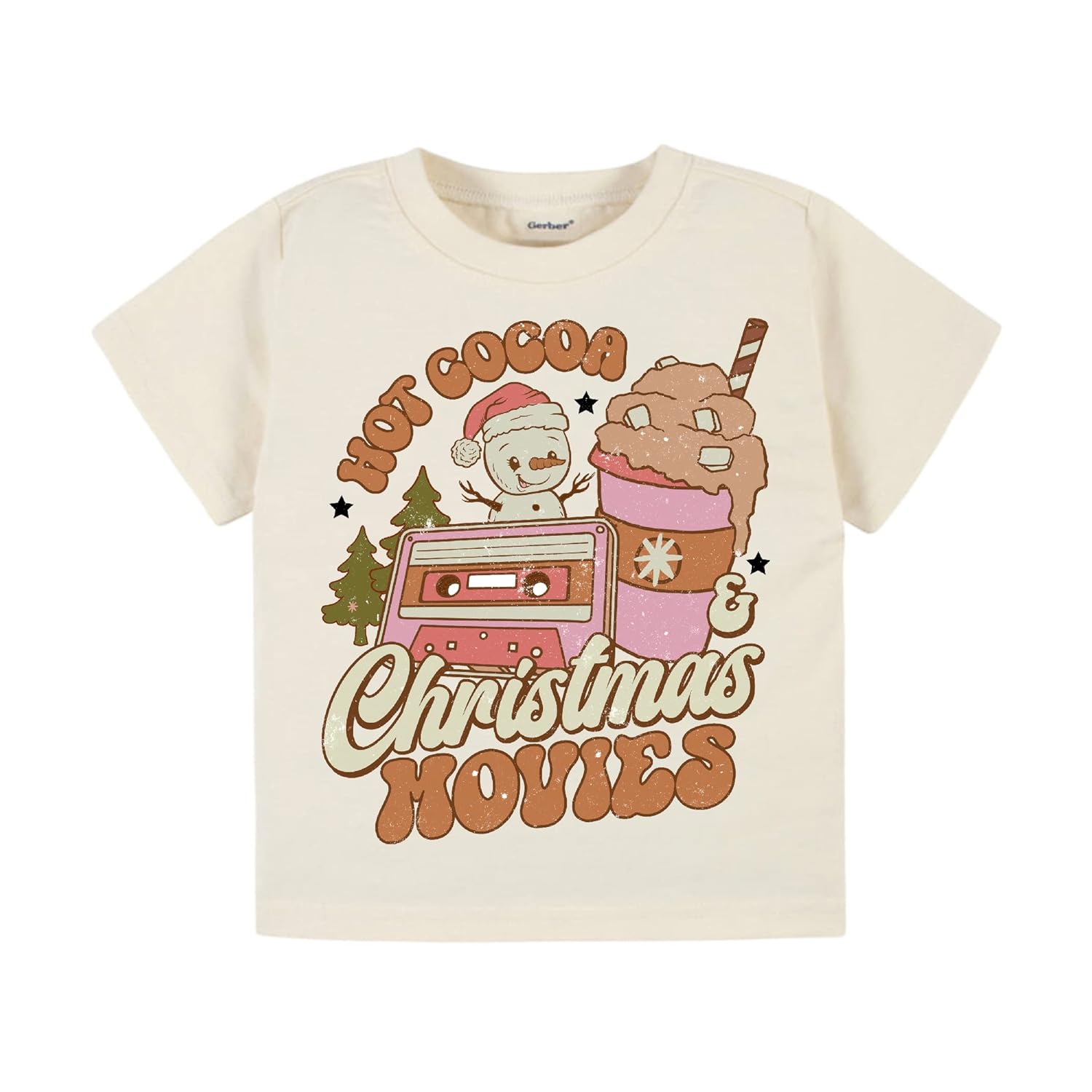 Lil Daisy Store Christmas T Shirt Toddler 6-9m