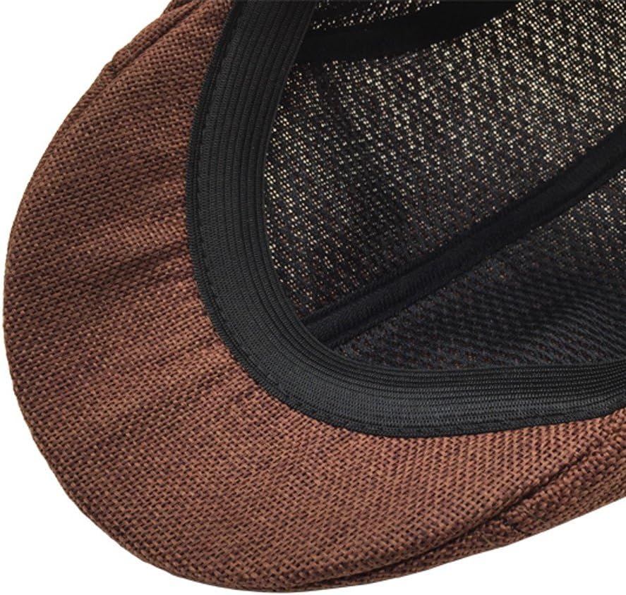 Washed Cotton Flat Cap for Men and Women
