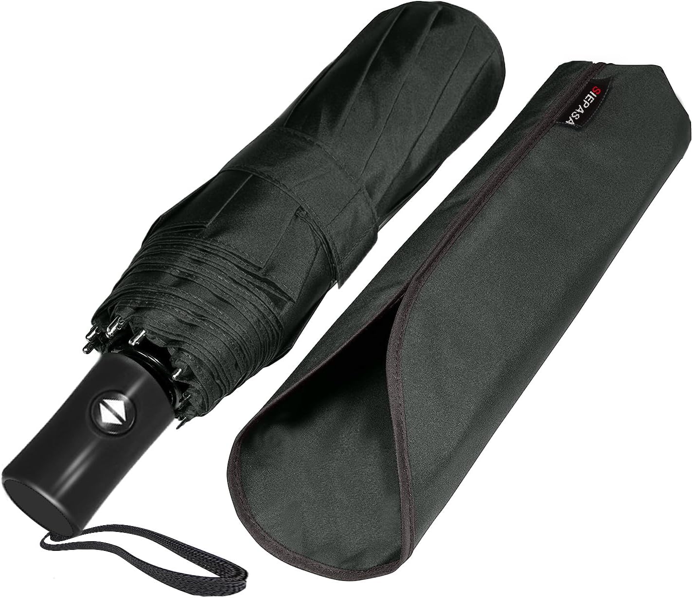 SIEPASA Compact Travel Umbrella - Windproof Auto OpenClose