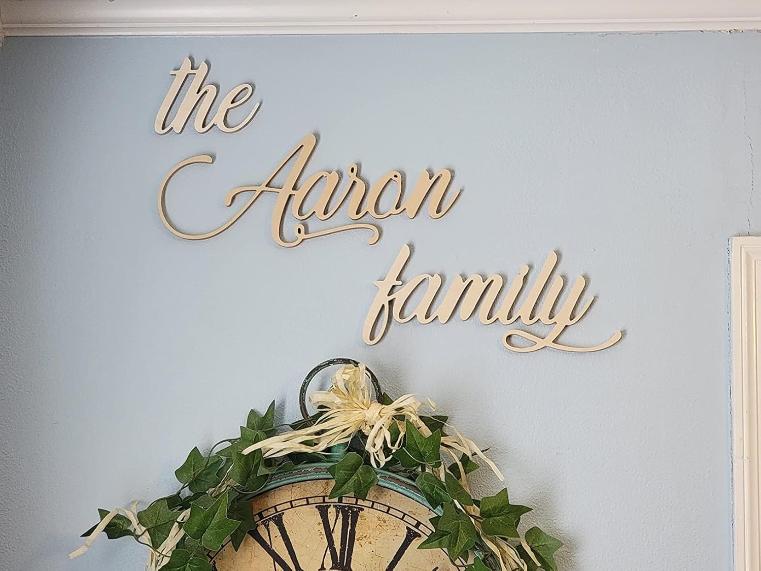 Family Name Sign - Custom Wooden Name Plate