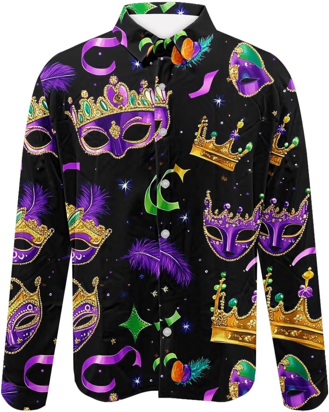 2025 Mardi Gras Long Sleeve T-Shirt Men
