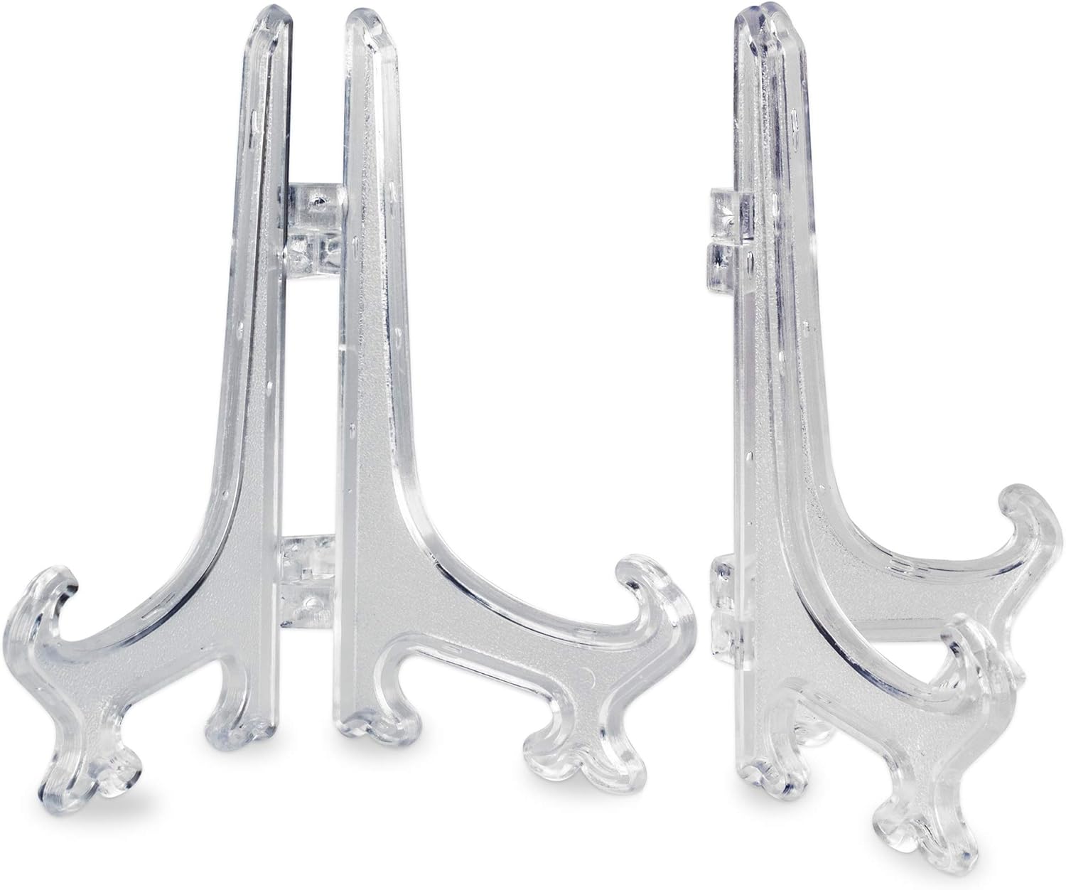 Super Z Outlet 5 Inch Clear Plastic Easels 12 Pack