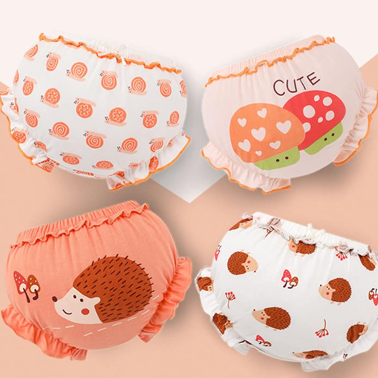 Baby Girls Diaper Cover Ruffle Bloomers Underwear 1