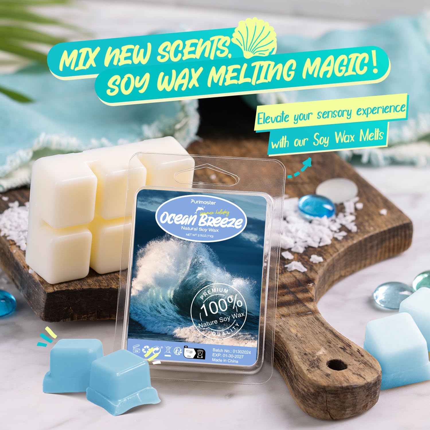SoulOrigin Summer Scented Wax Melts 8Pack 1