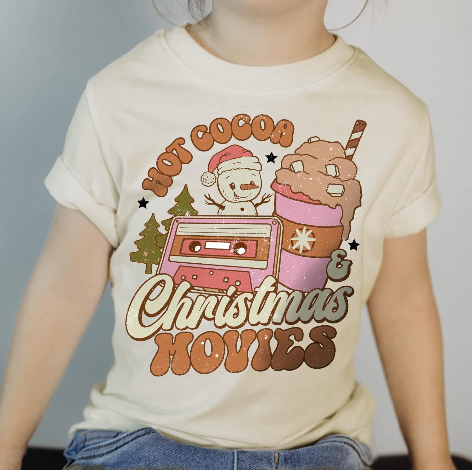 Lil Daisy Store Christmas T Shirt Toddler 6-9m