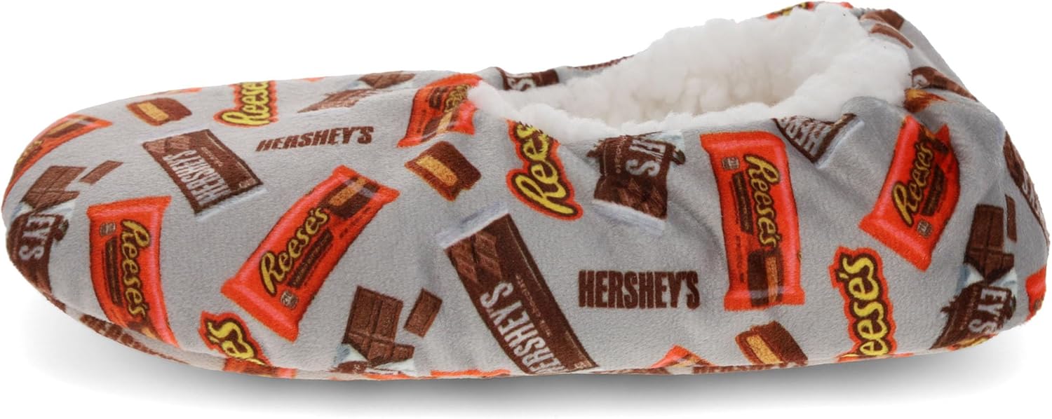 HERSHEYS Sock Slippers For Kids with Peanut Butter Cup Print