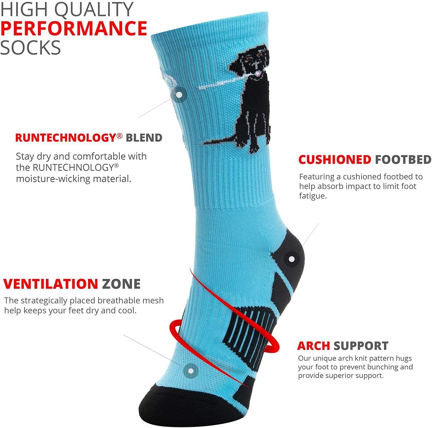 ChalkTalkSPORTS Lacrosse Mid-Calf Socks Youth Adult Sizes