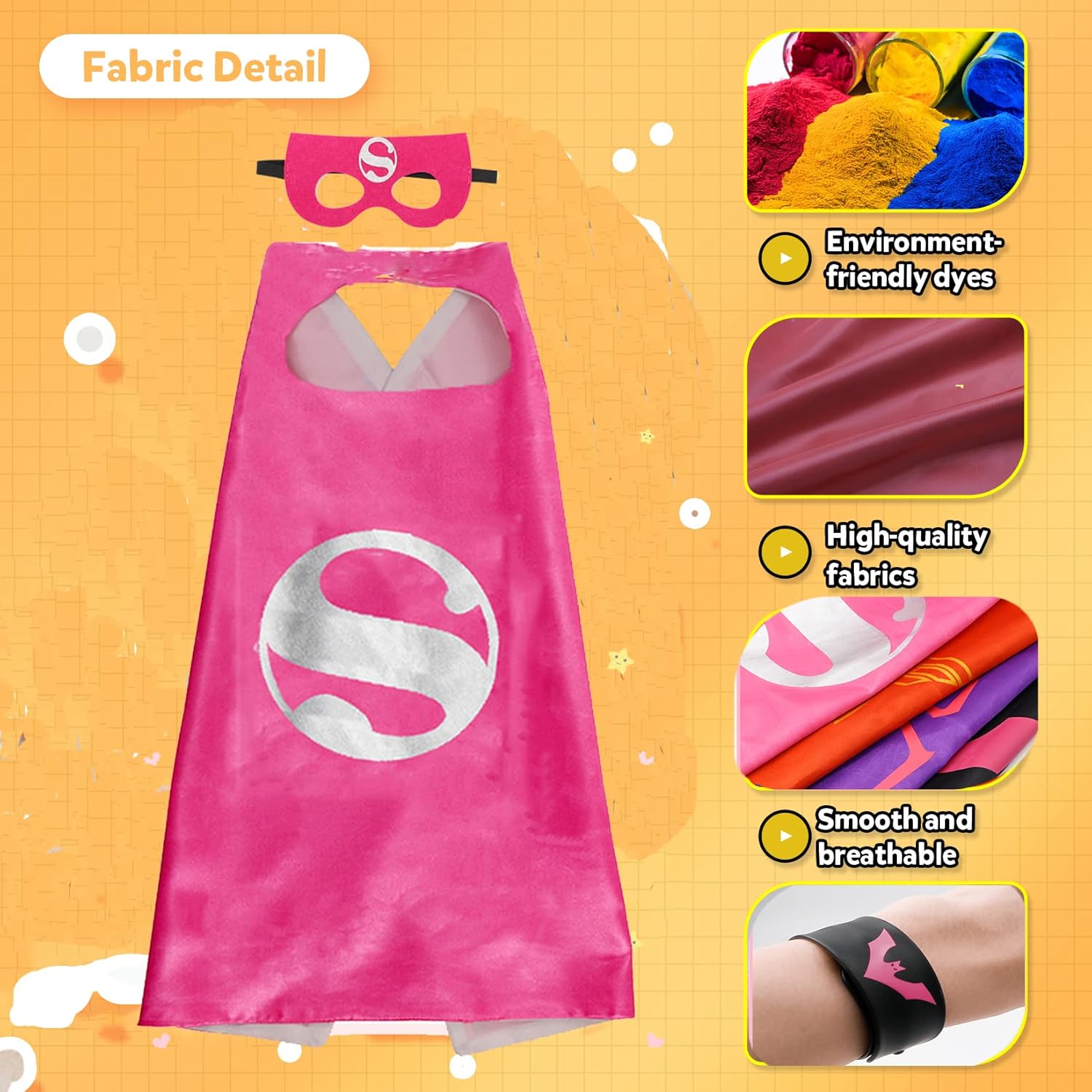 KARAZZO Superhero Capes Set for Kids