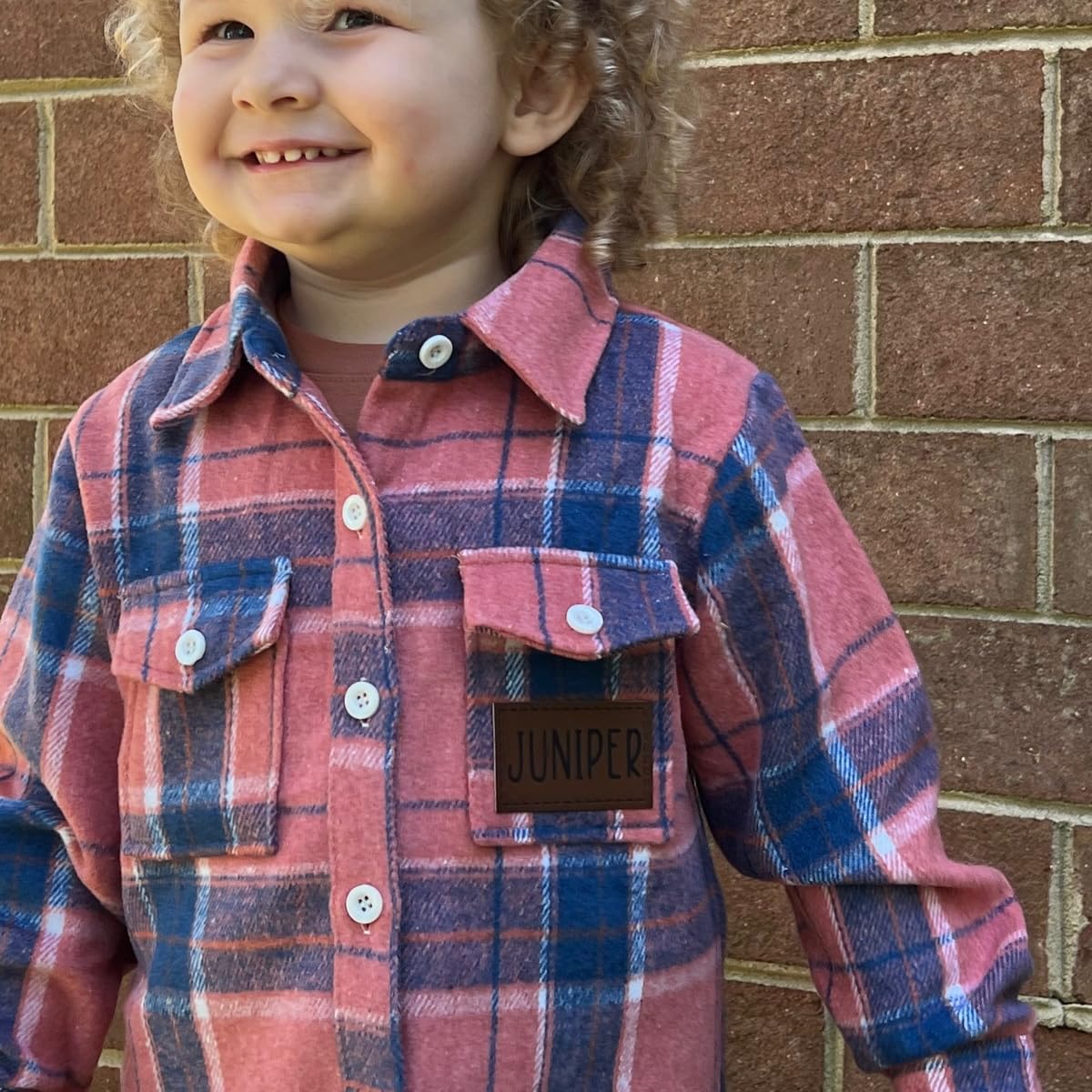 Personalized Cozy Flannel Jacket for Kids