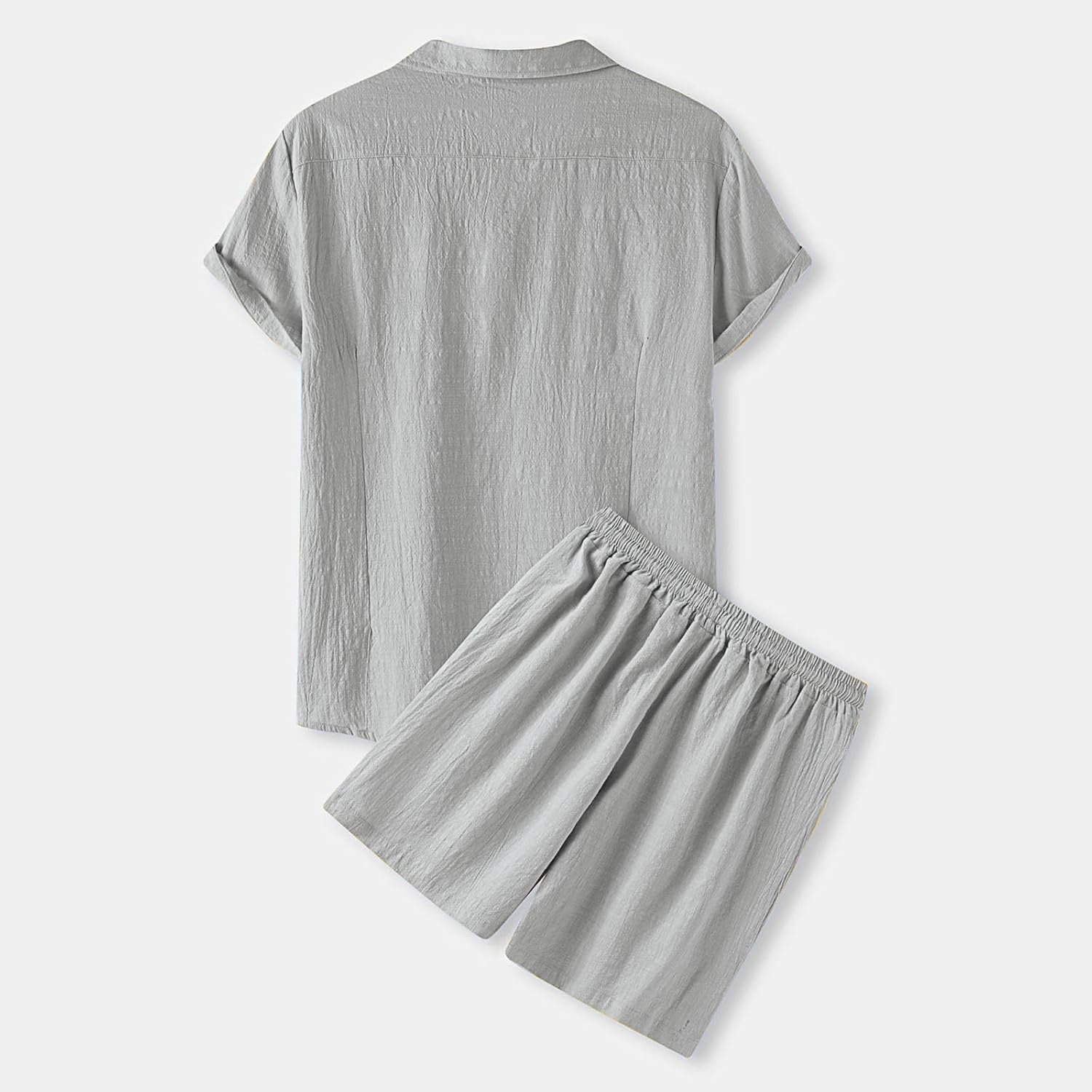Men Summer Lightweight Graphic T-Shirt and Shorts Set
