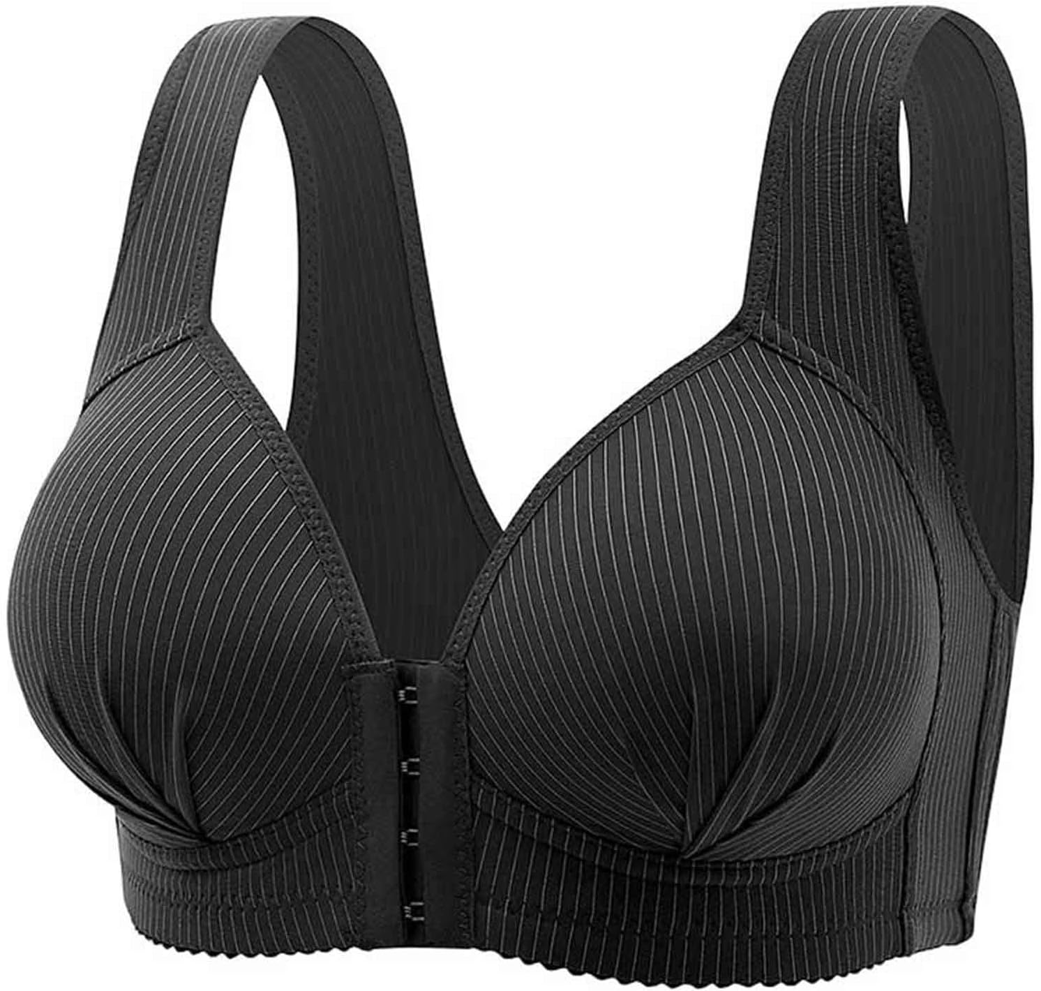 Womens Padded Open Back Sports Bra High Support Workout Bralette