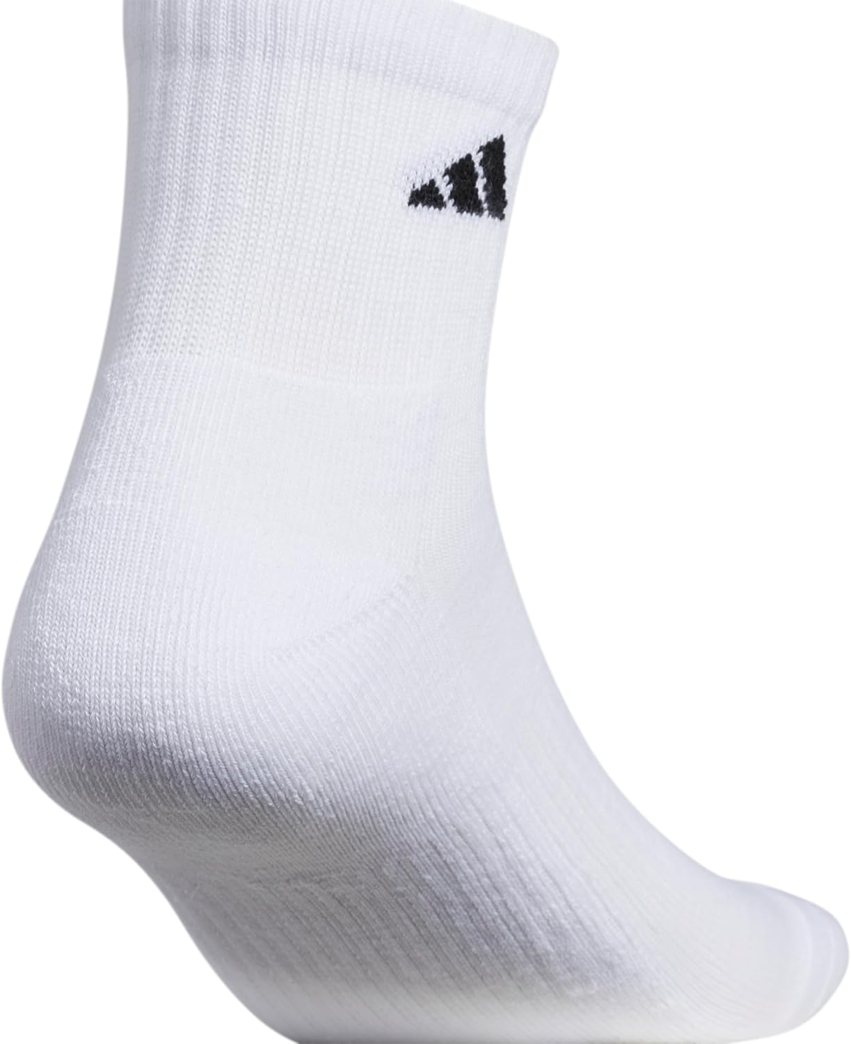 adidas Mens Athletic Cushioned Quarter Socks 6 Pairs