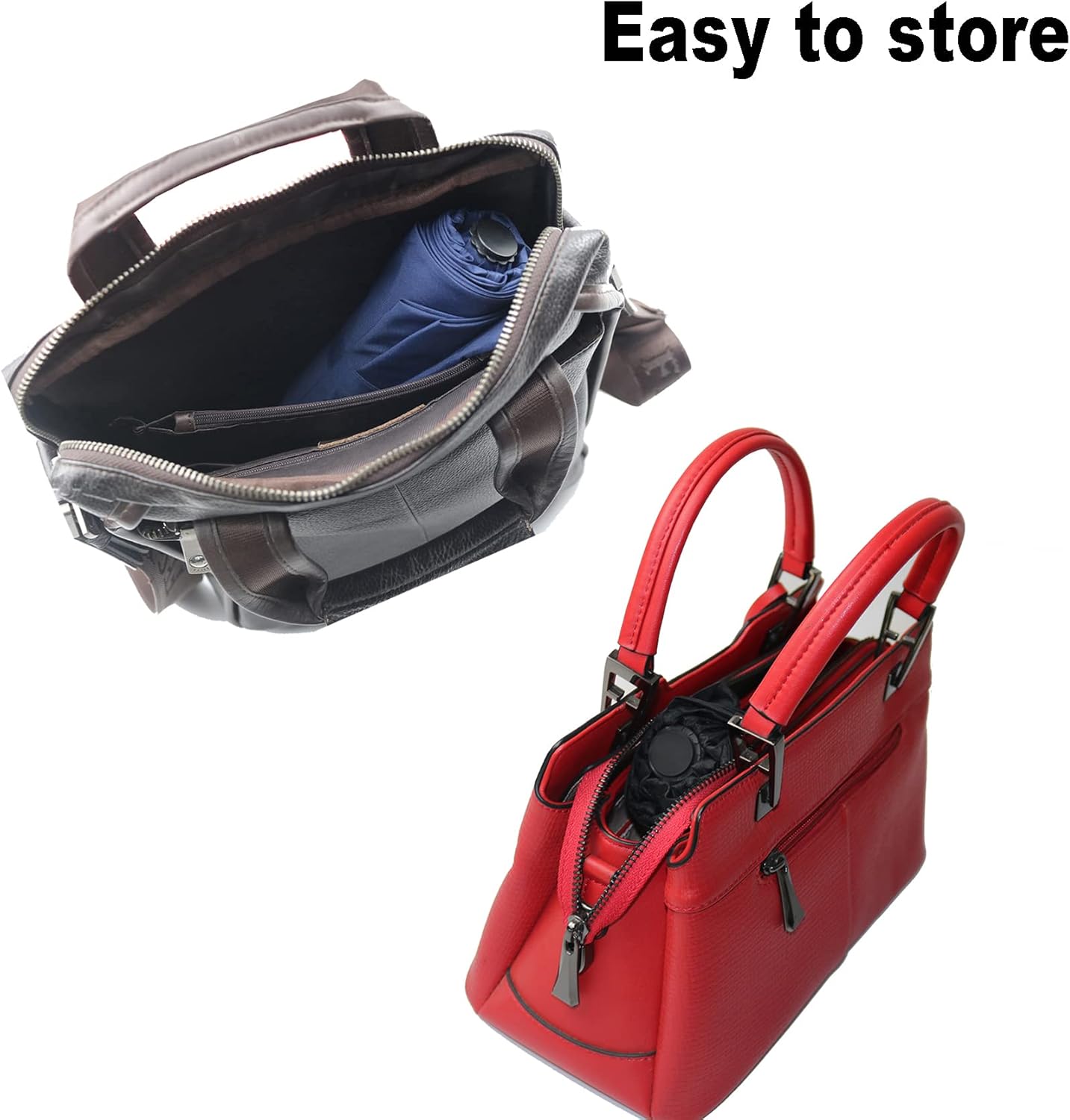 NPCQUN Windproof Travel Umbrella Compact Automatic Foldable