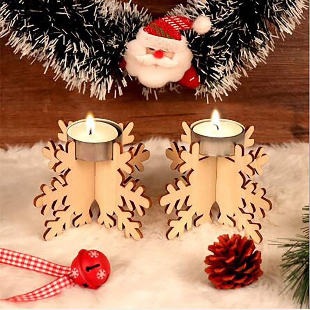 Exquisite Snowflake Candlestick Holder for Home and Party Decor