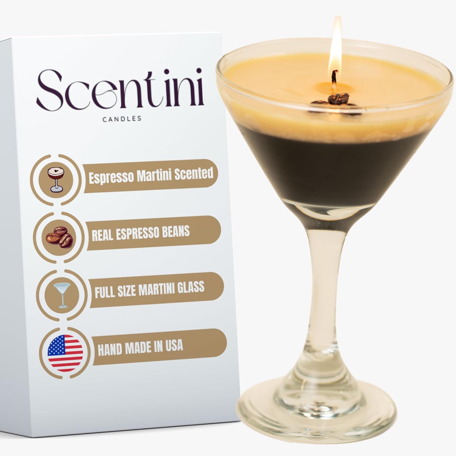 Espresso Martini Candle - 925oz Glass Coffee Scent