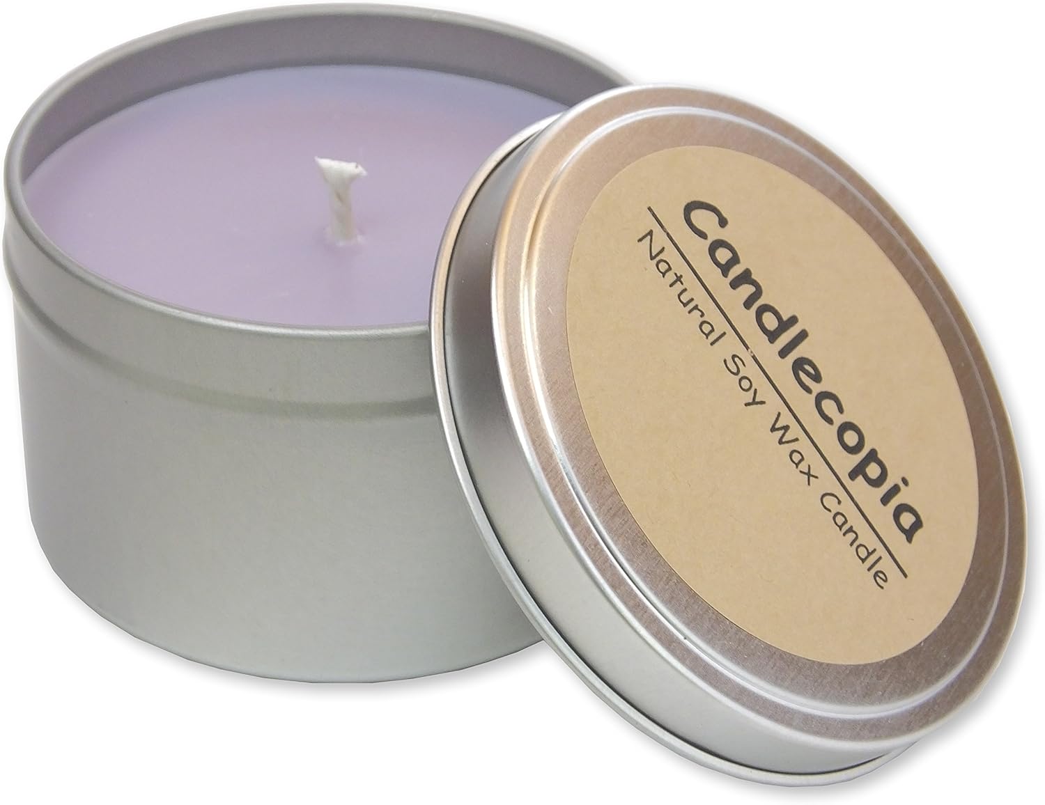 French Lavender Vegan Travel Tin Candle 8 Oz 1
