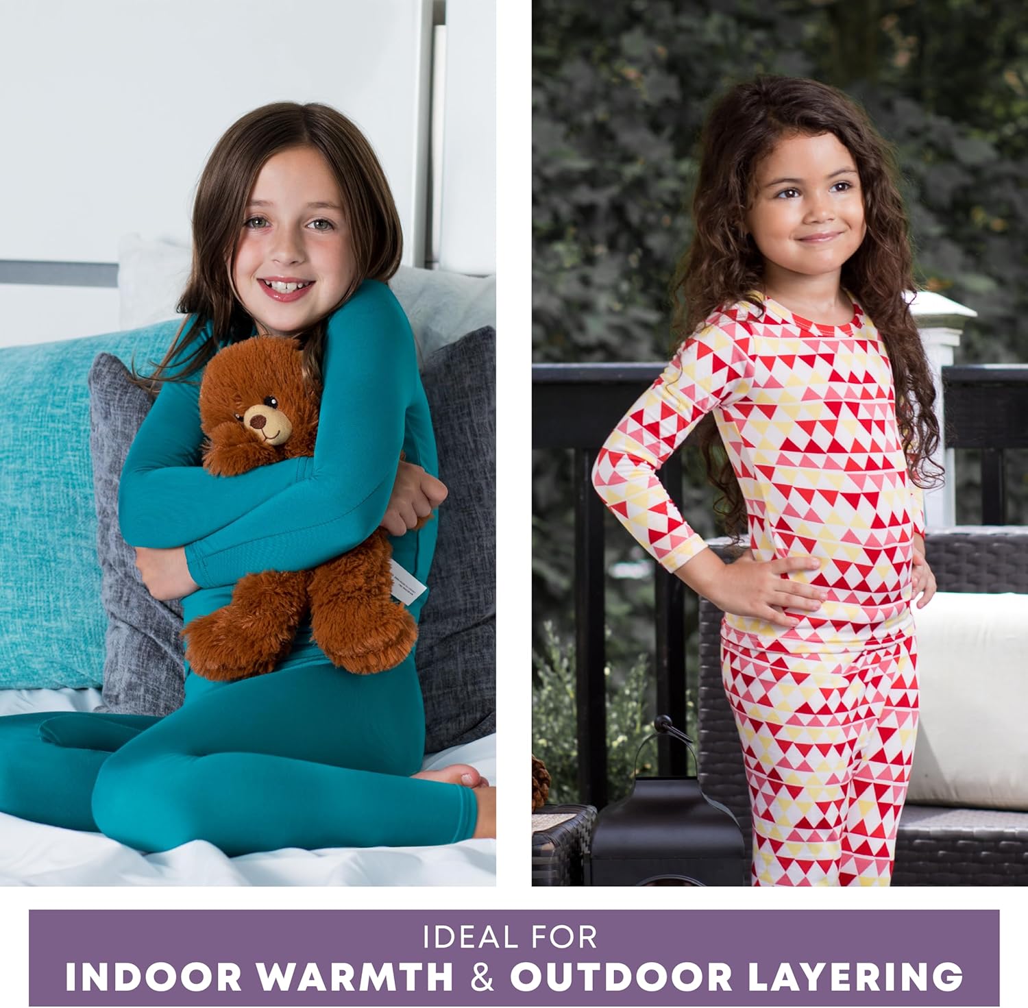 Rocky Thermal Underwear Kids Set - Warm Base Layer for Cold WeatherSkiing