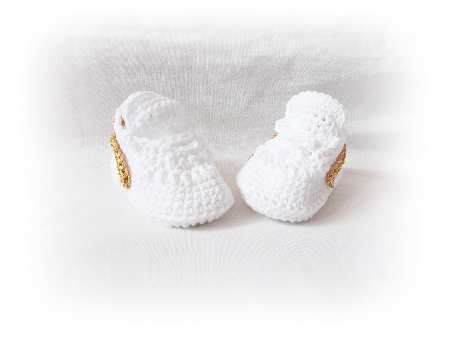 Handmade Crochet Baby Shoes for Newborns and 6-9 Month Girls