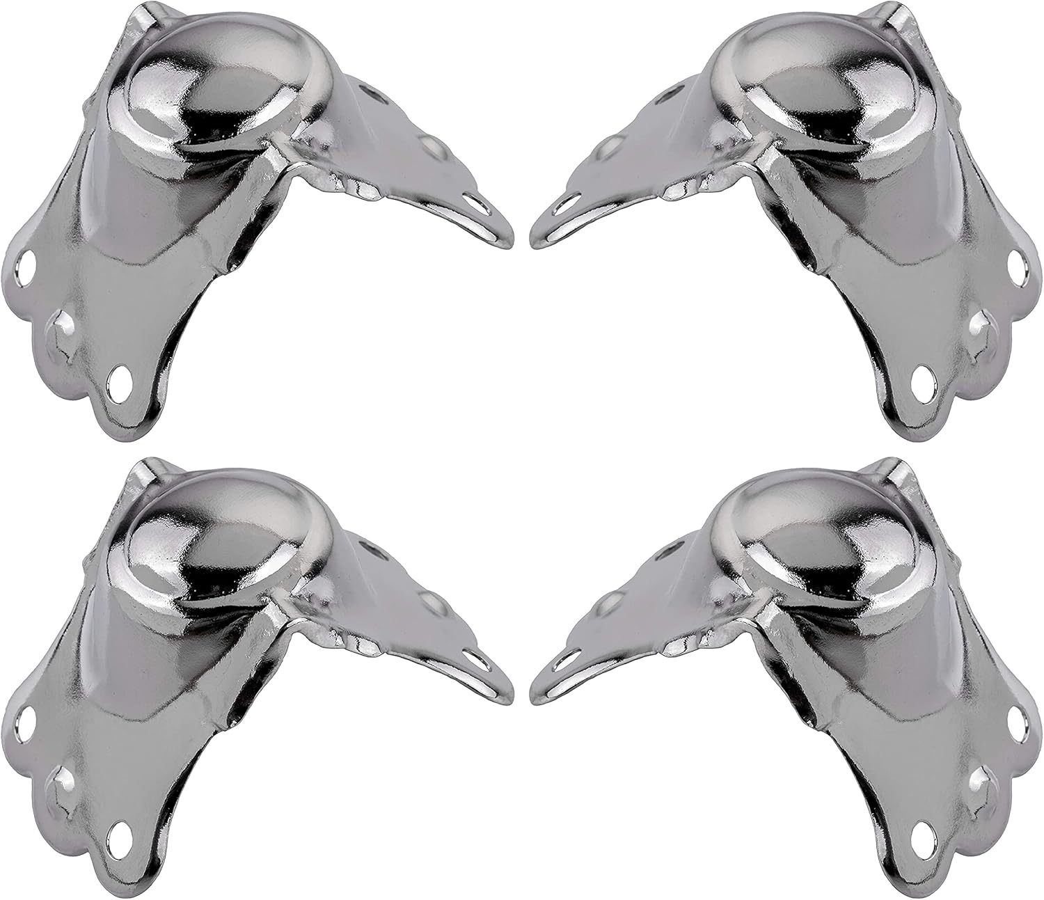 Nickel Plated Trunk Edge Clamp Pack of 4