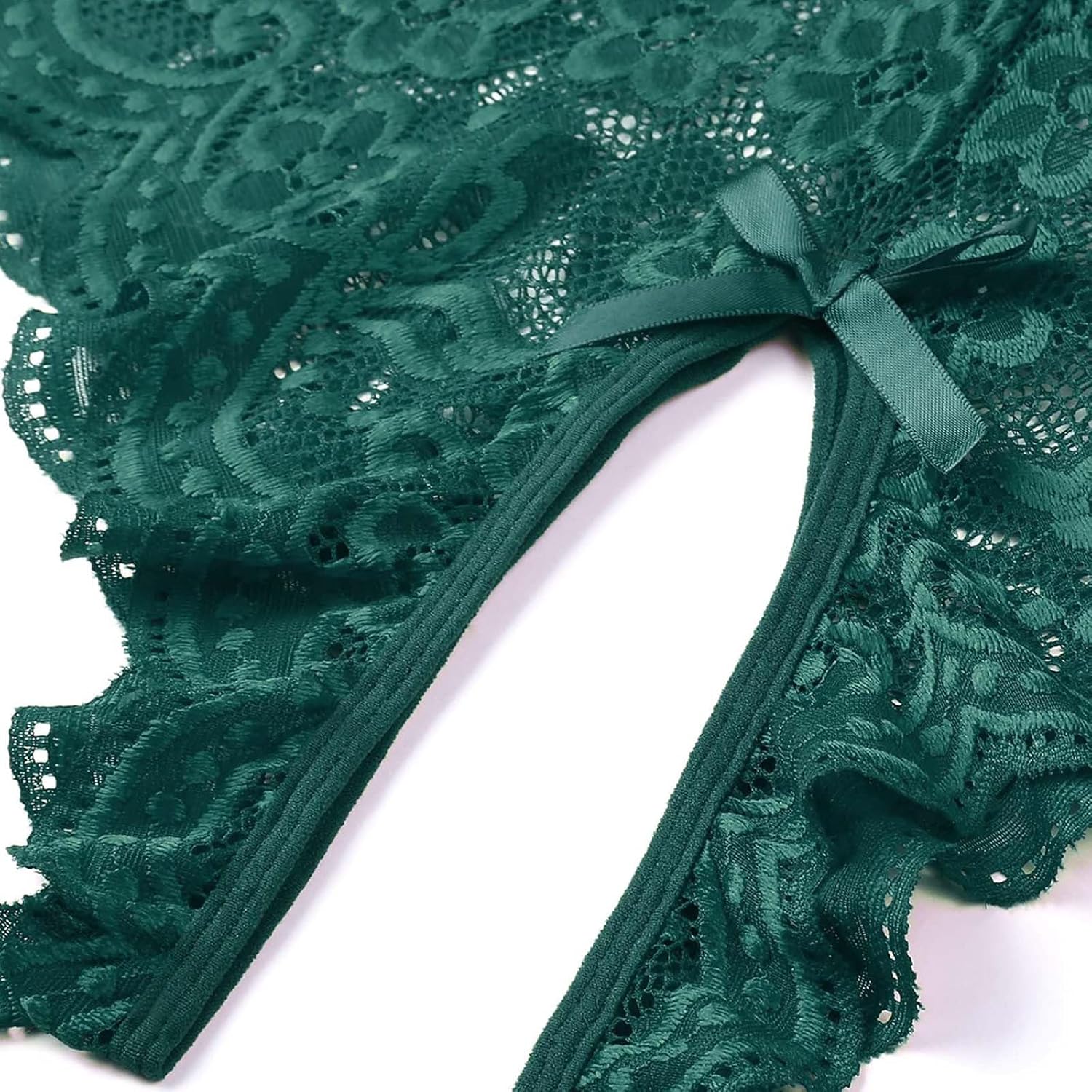 Women Sexy Lingerie Set with Crochet and Embroidery