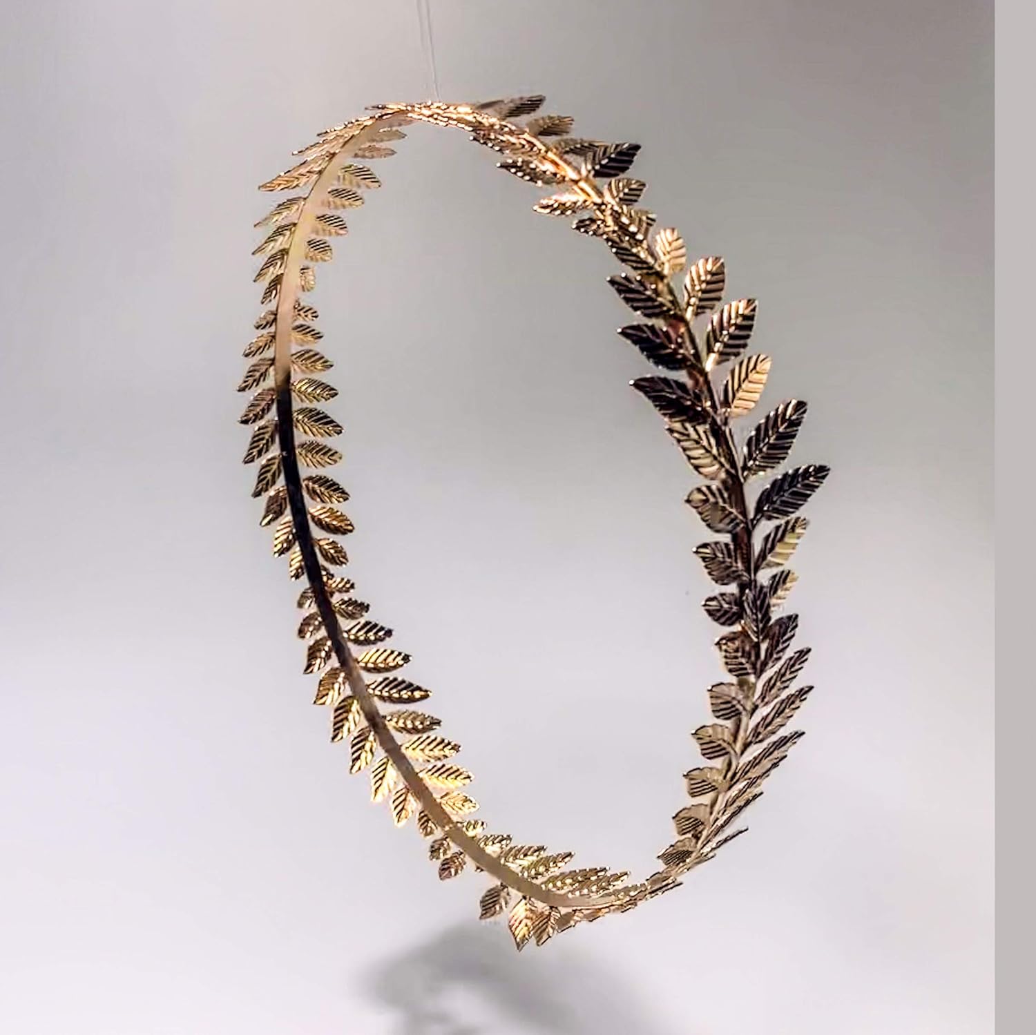 EAWIN Caesar Circlet Gold Leaf Headband for Costume 1