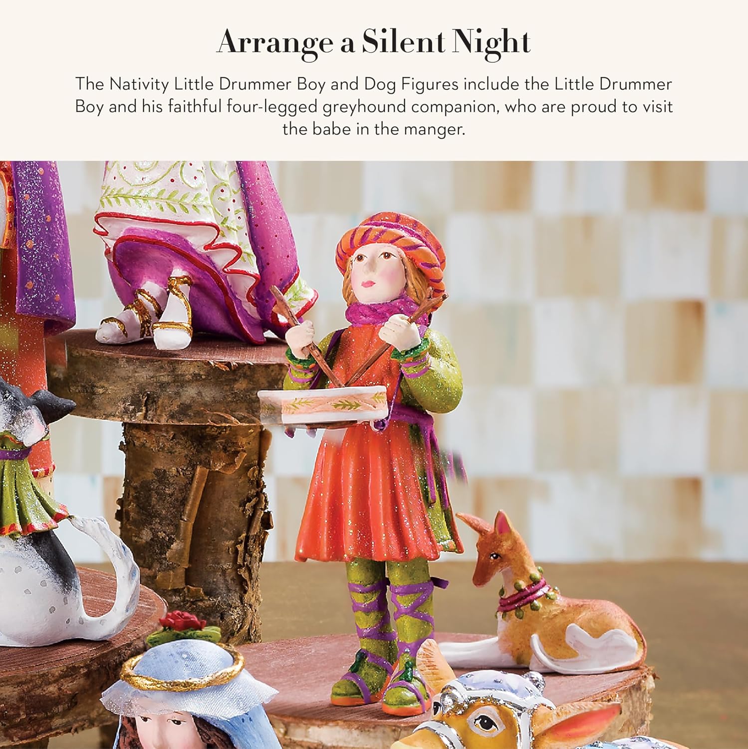 MACKENZIE-CHILDS Patience Brewster Nativity Figurine Set