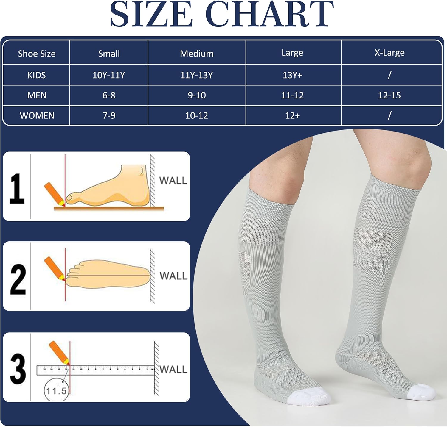 Sunew Multi-Sport Socks 23 Pack for Youth and Adult