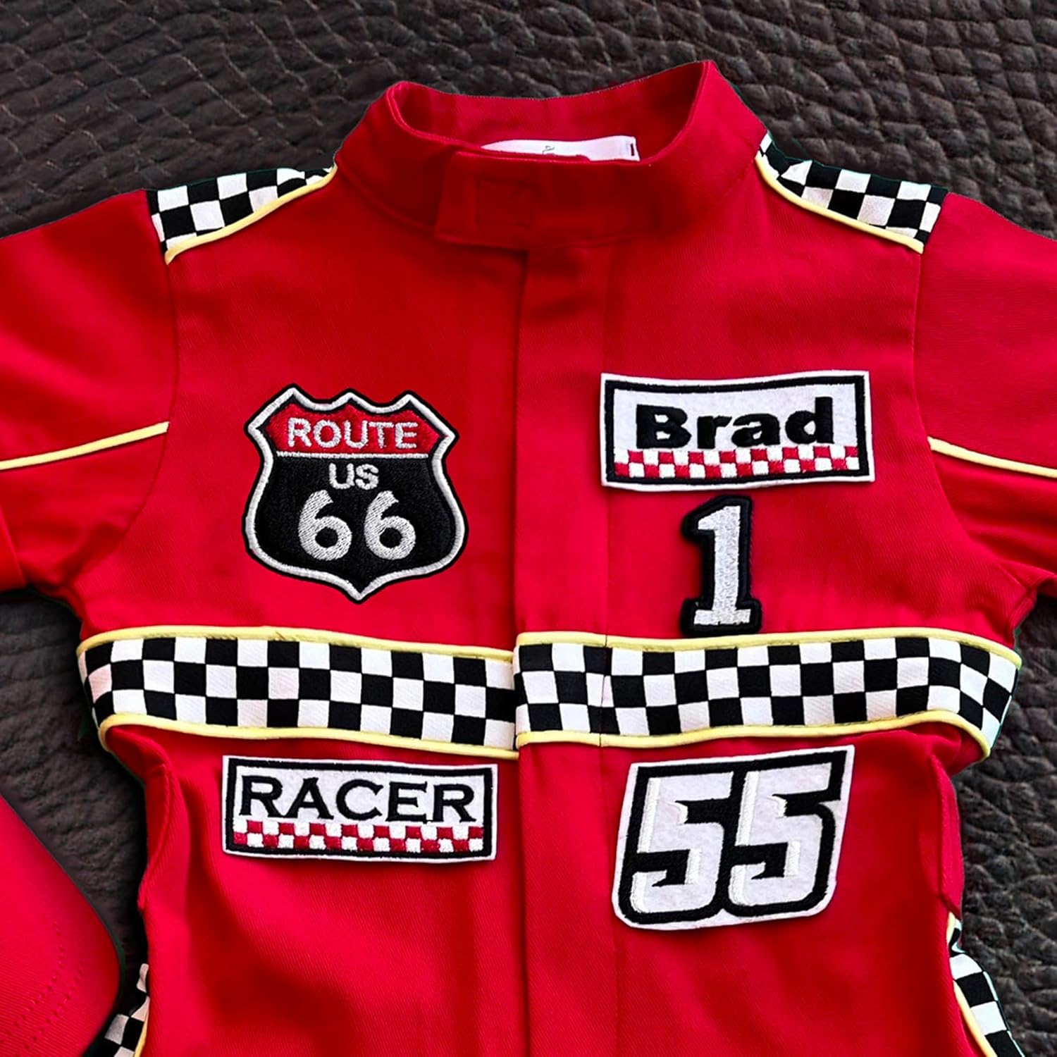 Handmade Race Car Driver Costume for Toddlers 12-18 Months