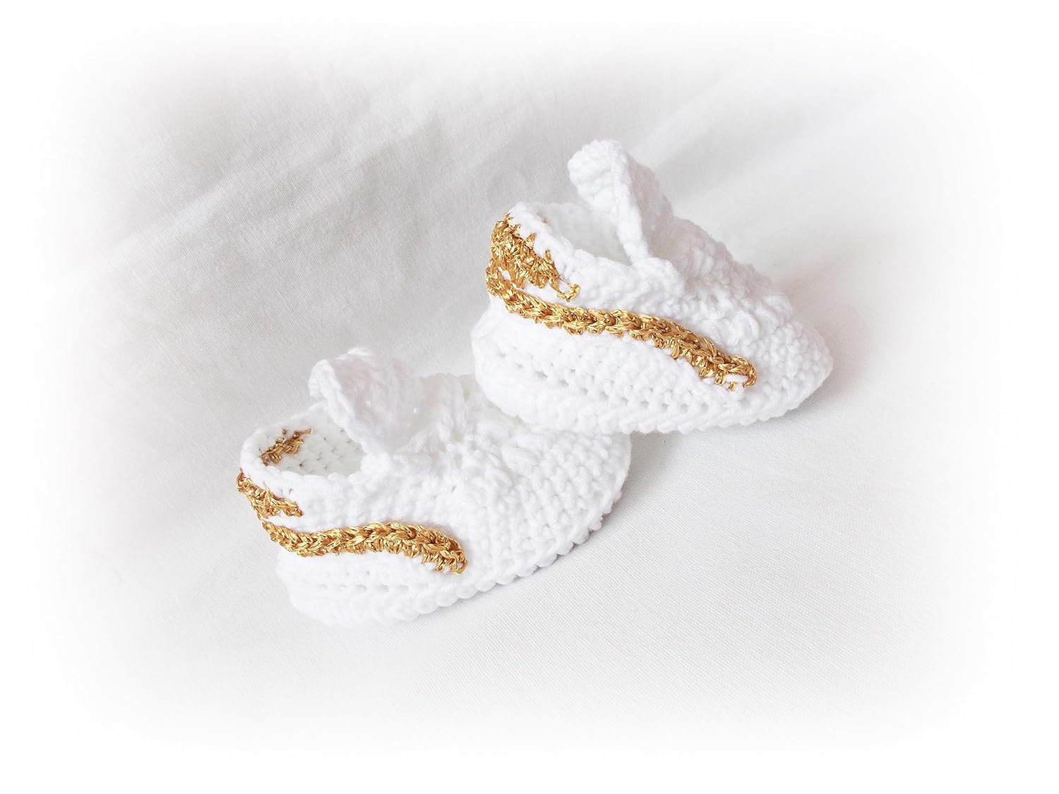 Handmade Crochet Baby Shoes for Newborns and 6-9 Month Girls