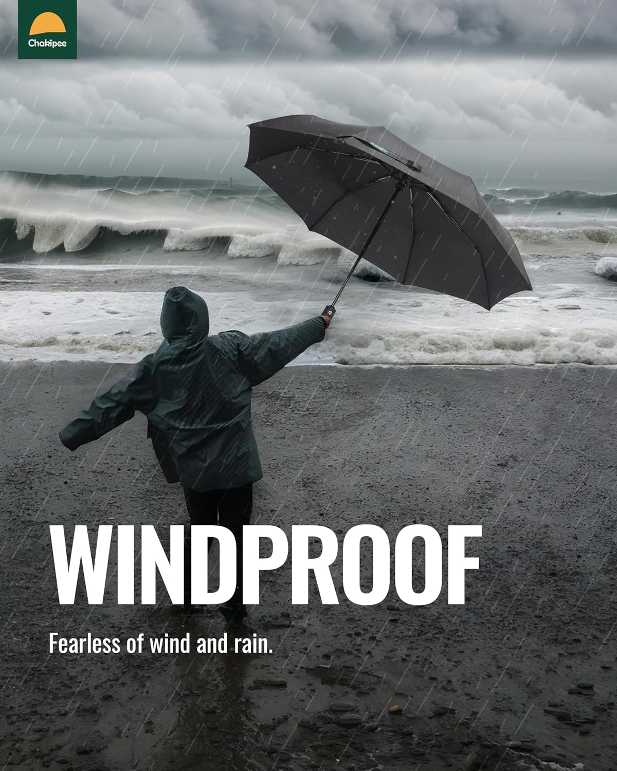 Chakipee Travel Compact Windproof Umbrella