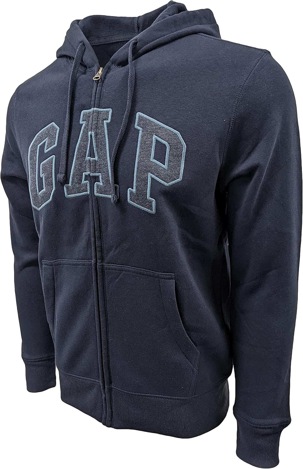 GAP Mens Full Zip Fleece Logo Hoodie