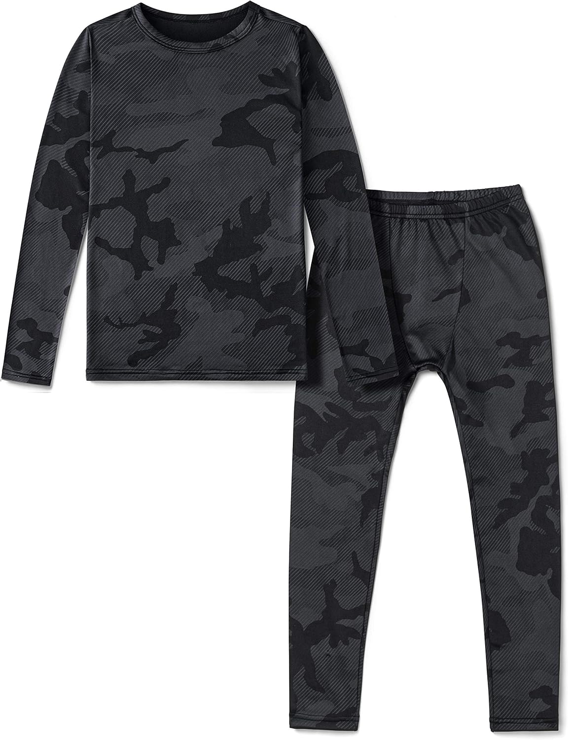 TSLA Kids Thermal Underwear Set Soft Fleece Long Johns for Winter