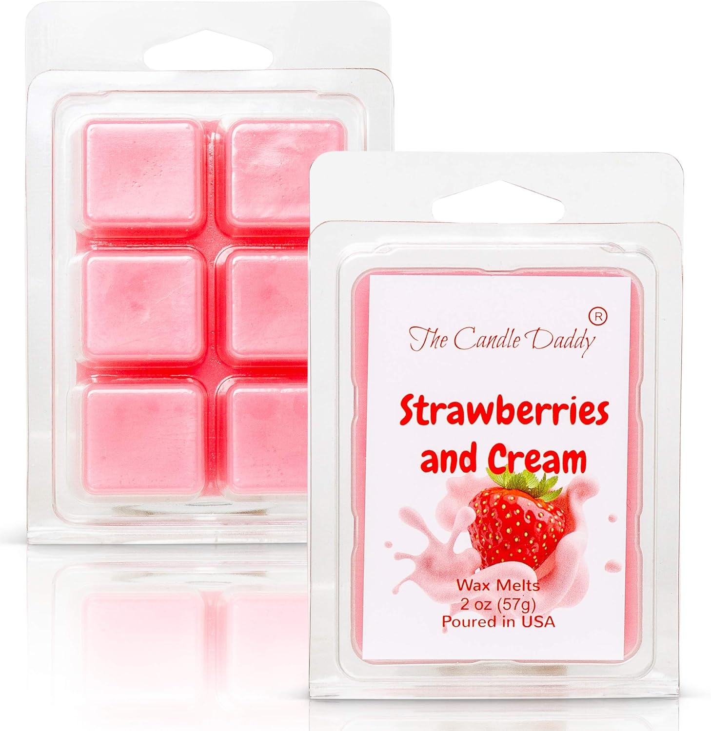The Candle Daddy - Strawberries Cream Scented Wax Melts