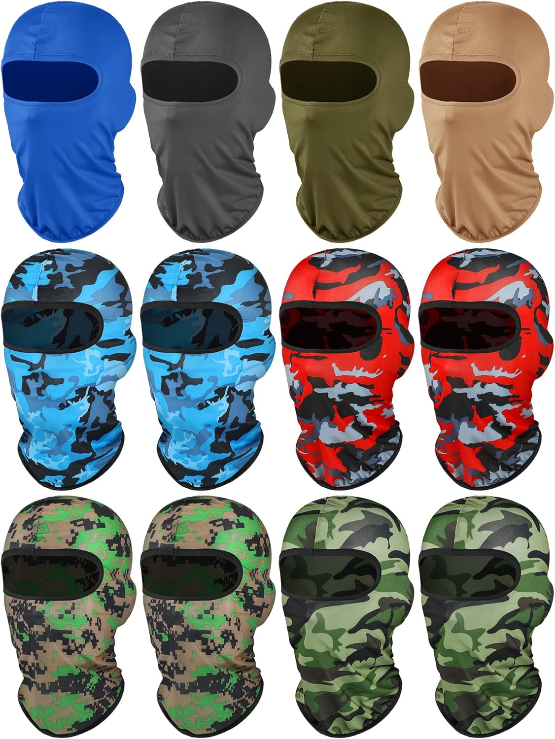 Geyoga 12 Pcs Ski Mask for Men Women UV Protection Balaclava 1