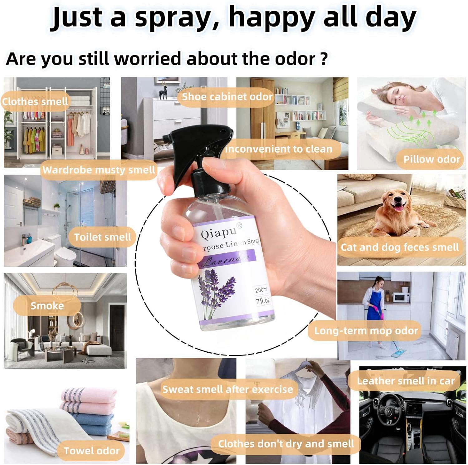 2-Pack Linen Spray Set Vanilla Jasmine