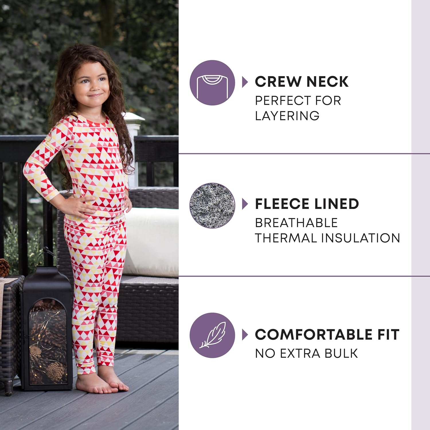Rocky Thermal Underwear Set for Kids