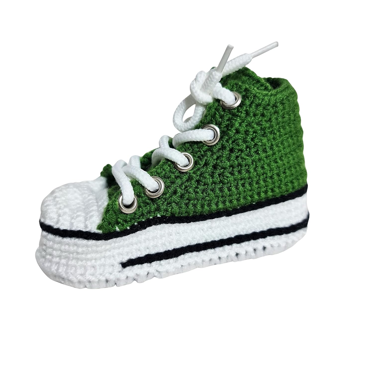 Handmade Green Baby Booties Organic Cotton