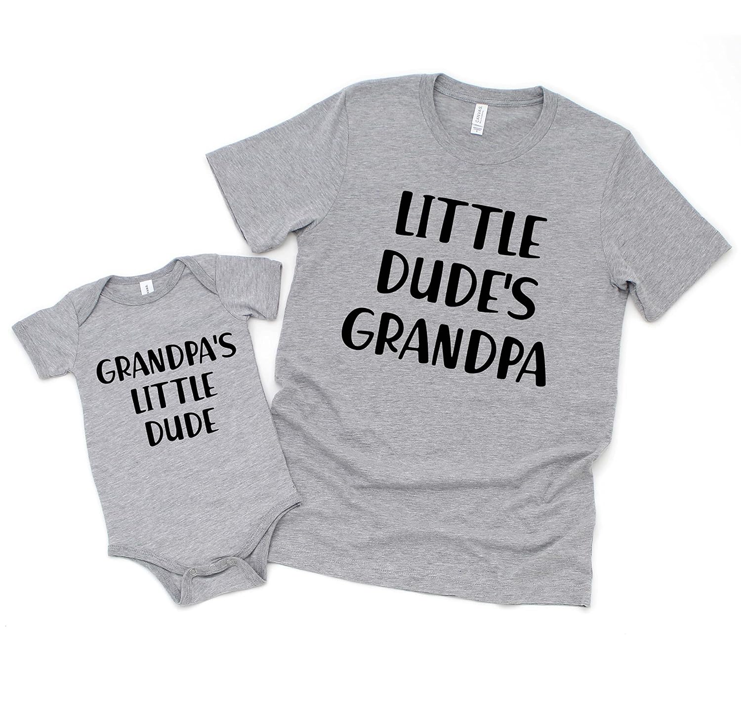Happy Lion Grandpas Little Dude Matching Shirt Set