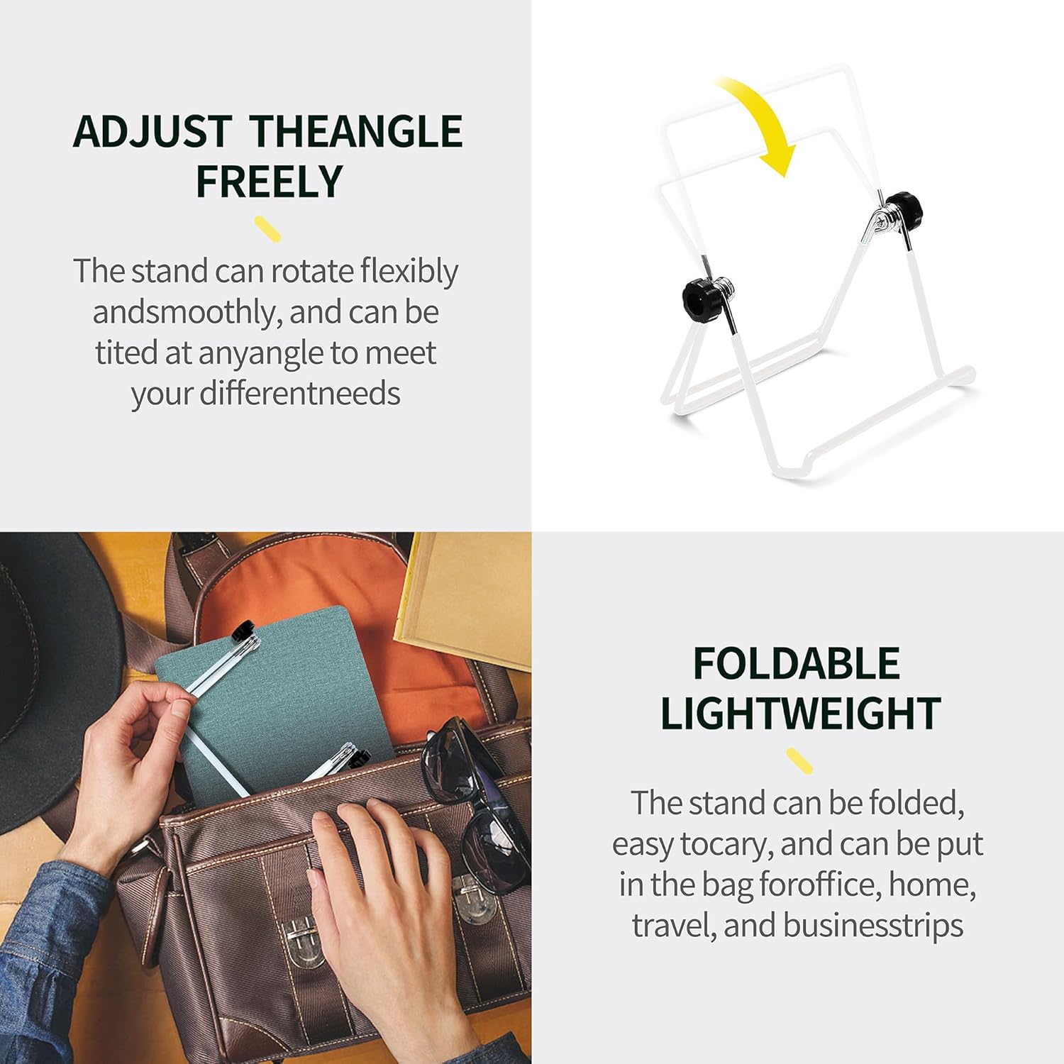 SOTER Adjustable Metal Plate Display Stand