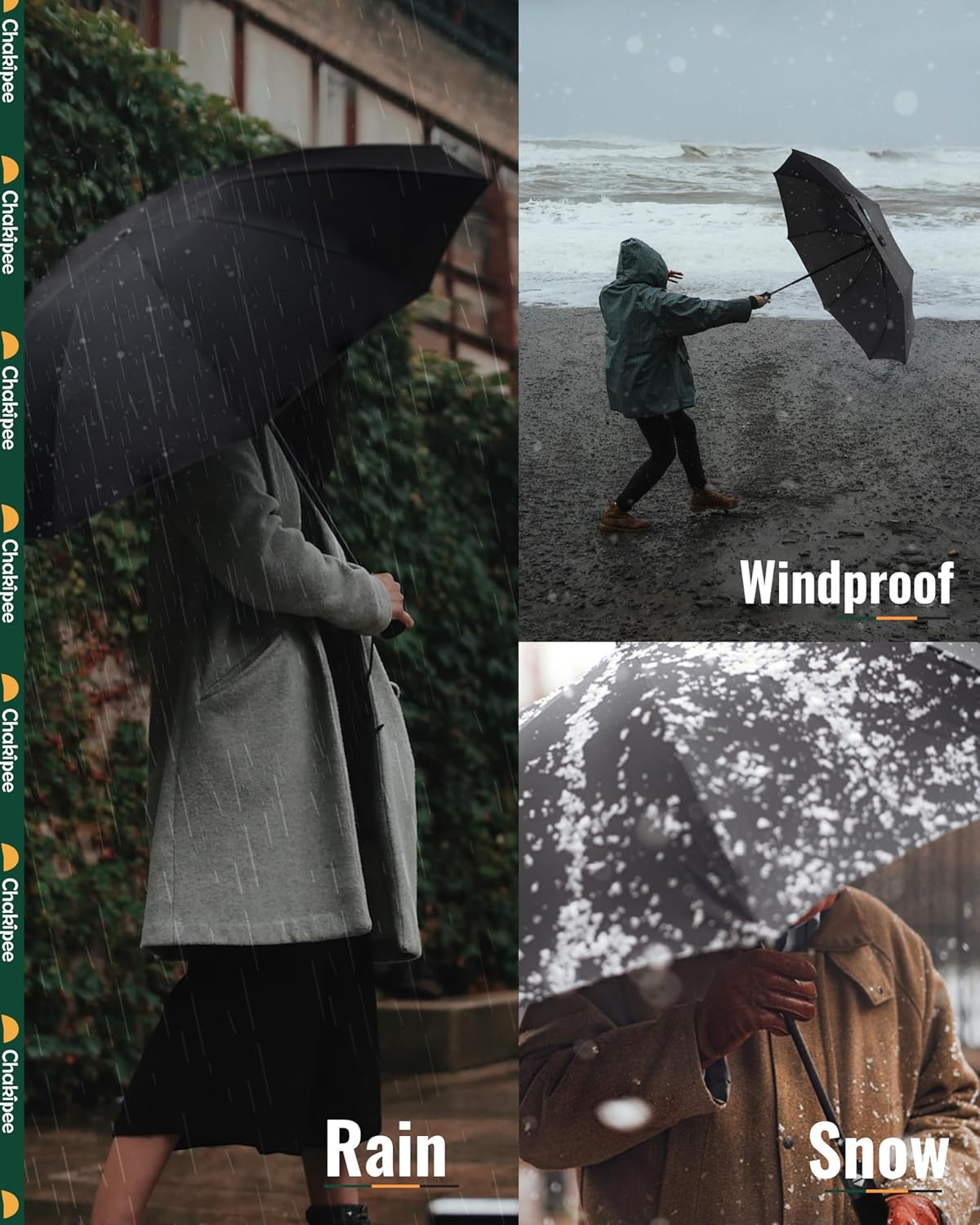 Chakipee Travel Compact Windproof Umbrella