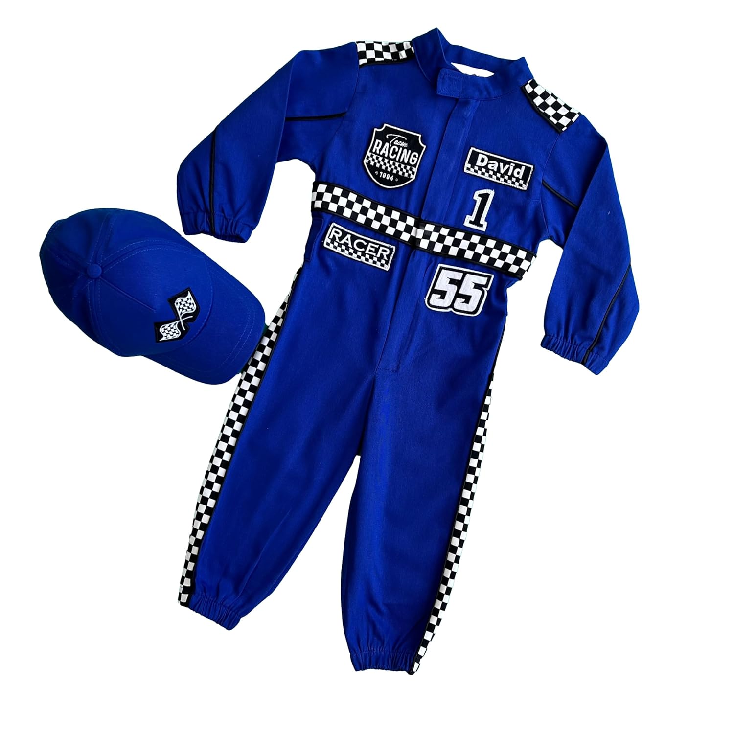 Handmade Race Car Driver Costume for Toddlers