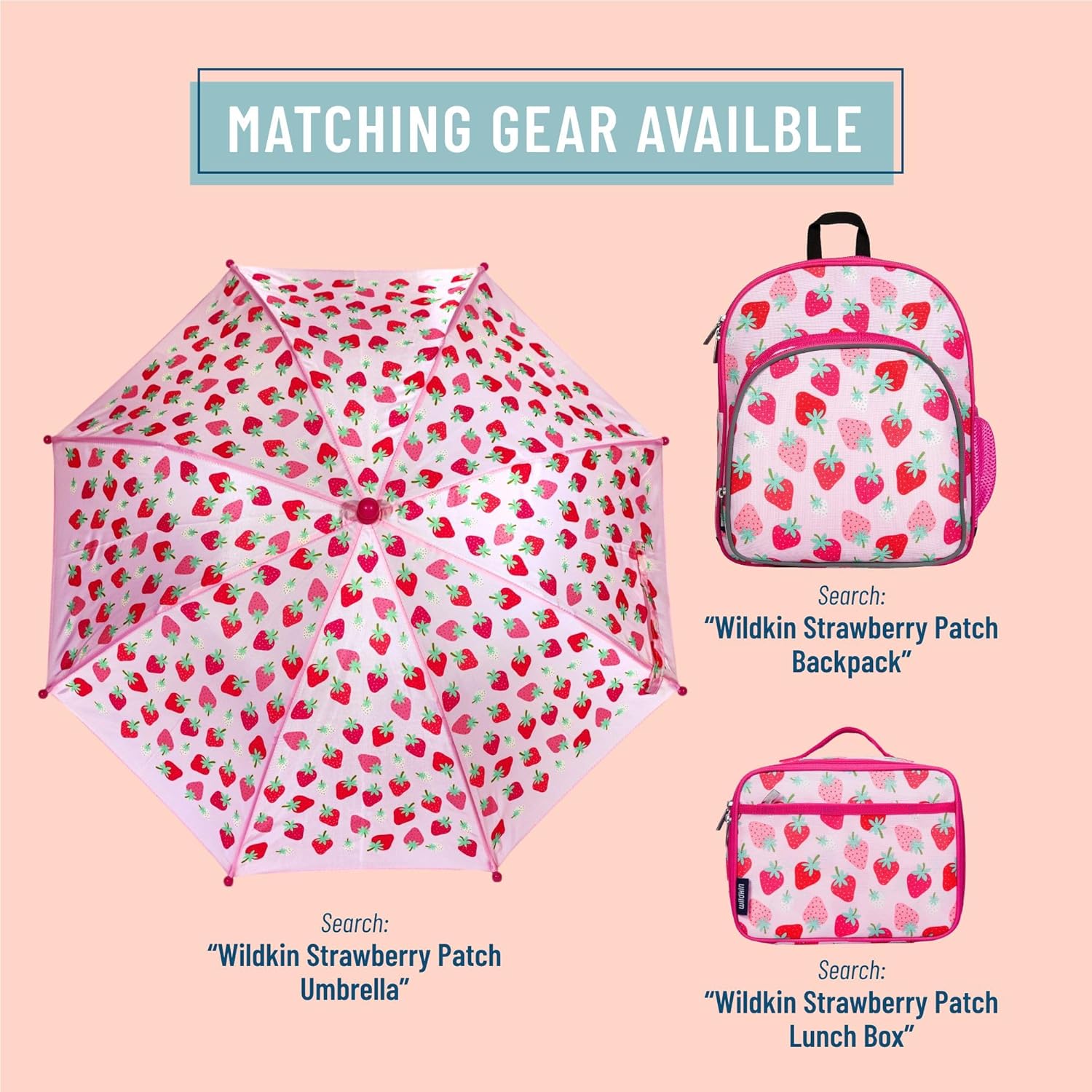 Wildkin Kids Rain Boots with Slip-On Handles and No-Slip Tread