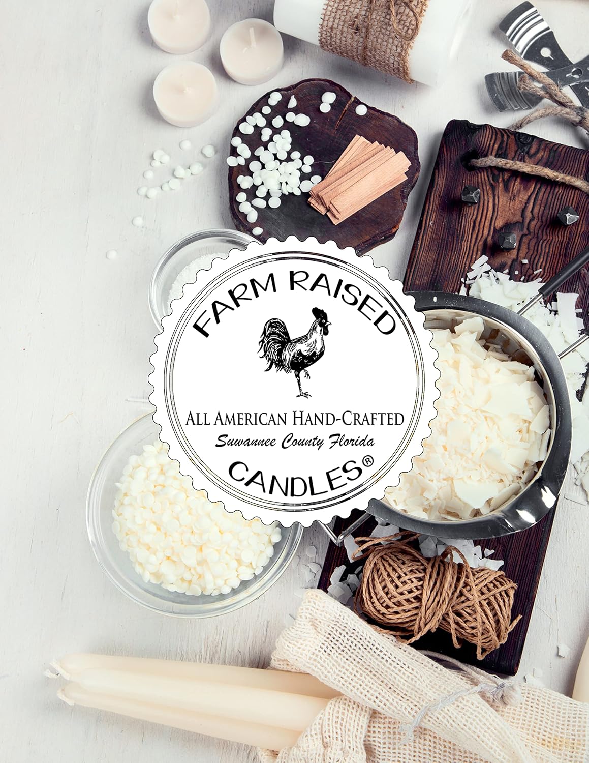 Farm Raised Candles - 5 Fall Spice Scents Soy Wax Cubes